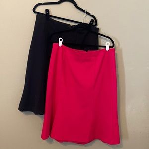 Talbots flared pencil skirts. PAIR